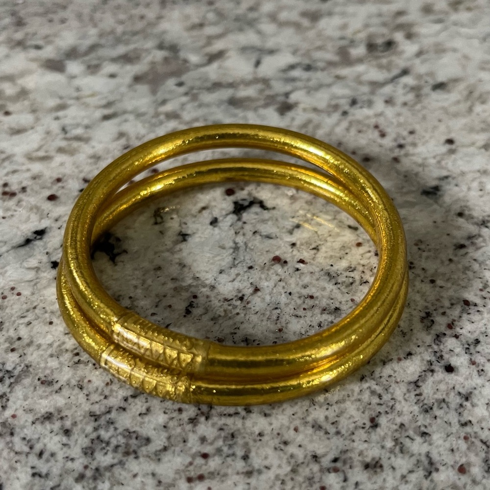 Budha Girl Gold Bangles